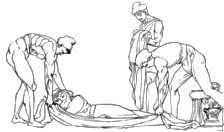 Οι ναύτες αποθέτουν τον Οδυσσέα