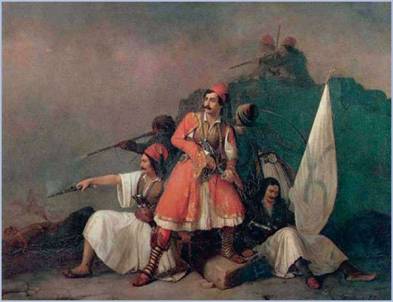 Θεόδωρος Βρυζάκης, Πολεμική σκηνή (λεπτομέρεια)