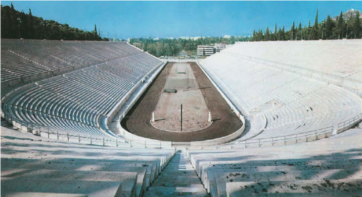 Το καλλιμάρμαρο Παναθηναϊκό στάδιο.