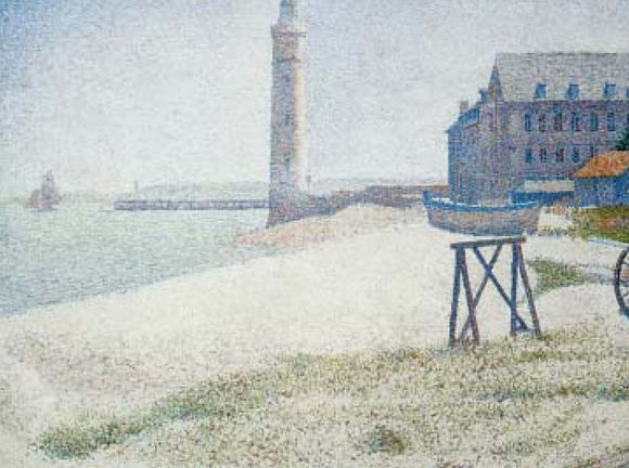 Ζωρζ Σερά, «Ο φάρος του Ονφλέρ», 1886 (Ο κόσμος της ζωγραφικής, εκδ. Πατάκη)