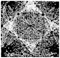 2-2 Άτομα στην επιφάνεια μιας μύτης βελόνας όπως φαίνονται με ηλεκτρονικό μικροσκόπιο πεδίου.