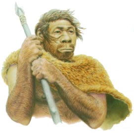 Εικόνα 3.27 Αναπαράσταση του Ανθρώπου του Νεάντερταλ